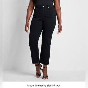 Faux Leather Straight Ankle Pant